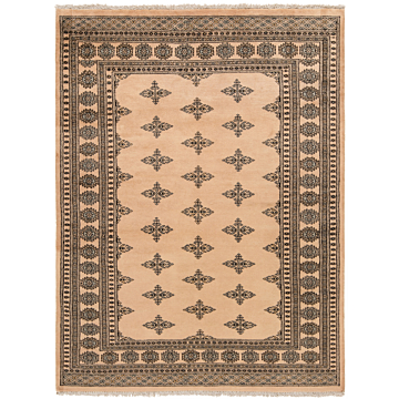 Pakistan Bokhara Rug Beige-Cream 192 x 142 cm