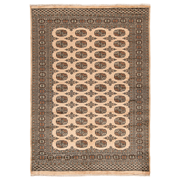 Bokhara Pakistan Rug Beige-Cream 231 x 160 cm