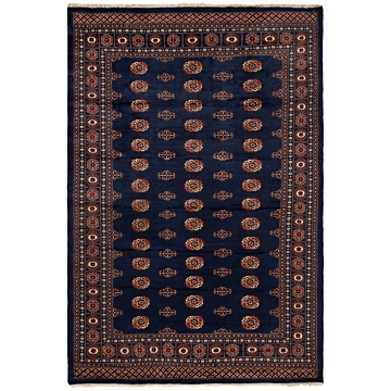 Bokhara Pakistan Rug Blue 269 x 182 cm