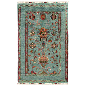 Ziegler Rug Blue 128 x 83 cm