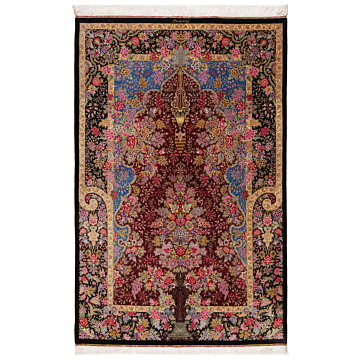 Qom Silk Persian Rug