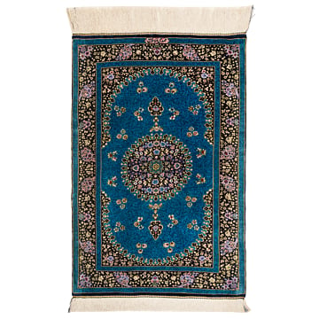 Arsalani-Perserteppich aus Qom-Seide