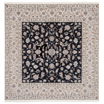 Nain 6La Persian Rug Night Blue 208 x 205 cm