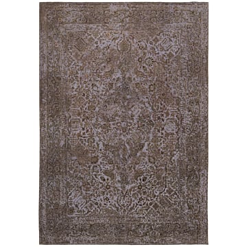 Vintage Relief Rug Gray 350 x 243 cm