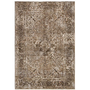 Vintage Relief Rug Gray 291 x 200 cm