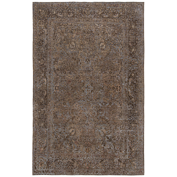Vintage Relief Rug Gray 303 x 197 cm