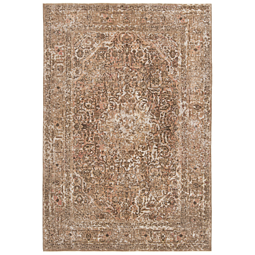 Vintage Relief Rug Beige-Cream 295 x 198 cm