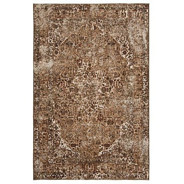 Vintage Relief Rug Brown 12 x 192 cm