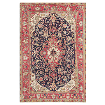 Tabriz Persian Rug Night Blue 294 x 200 cm