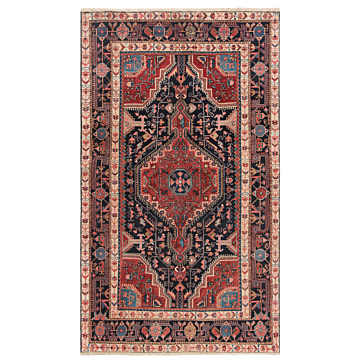 Hamedan Persian Rug Night Blue 218 x 131 cm