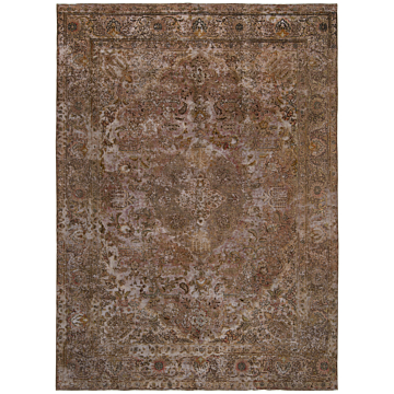 Vintage Relief Rug Gray 354 x 257 cm