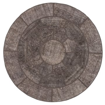 Patchwork Rug Gray 155 x 155 cm