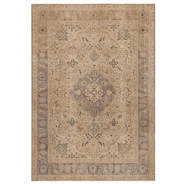 Vintage Rug Beige-Cream 280 x 199 cm