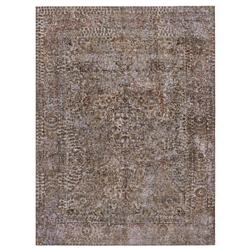 Vintage Relief Rug Red 380 x 295 cm