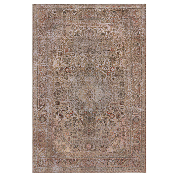Vintage Relief Rug Gray 295 x 200 cm