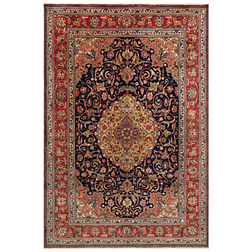 Tabriz Persian Rug Night Blue 297 x 200 cm