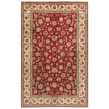 Tabriz Persian Rug Red 300 x 190 cm