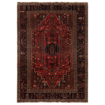 Shiraz Persian Rug Red 299 x 209 cm