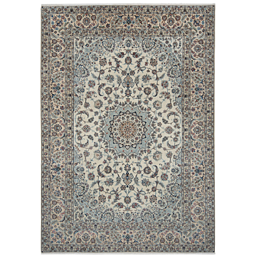 Nain 9La Persian Rug Beige-Cream 345 x 245 cm