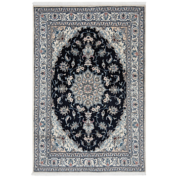 Nain Persian Rug Night Blue 245 x 164 cm