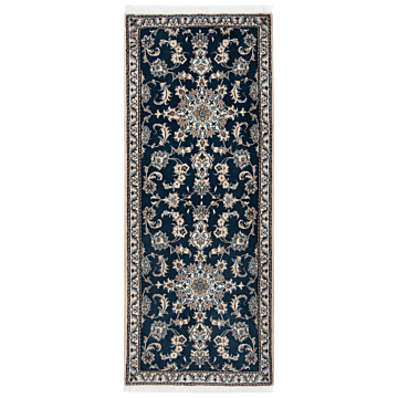 Nain Persian Rug Blue 203 x 80 cm