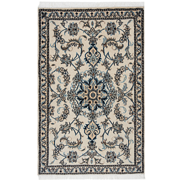 Nain Persian Rug Beige-Cream 140 x 87 cm