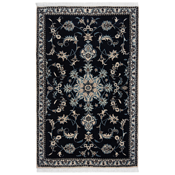 Nain Persian Rug Night Blue 133 x 85 cm