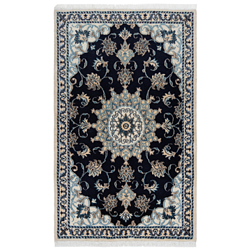 Nain Persian Rug Night Blue 147 x 90 cm