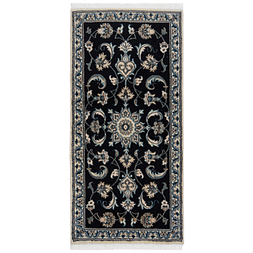 Nain Persian Rug Night Blue 148 x 70 cm