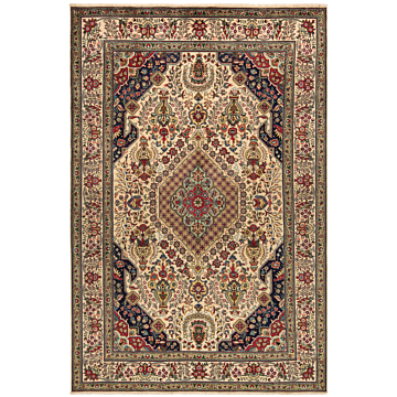 Tabriz Persian Rug Beige-Cream 305 x 200 cm