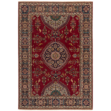 Tabriz Persian Rug Red 295 x 200 cm