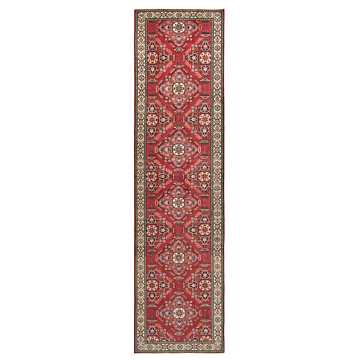Tabriz Persian Rug Red 383 x 100 cm