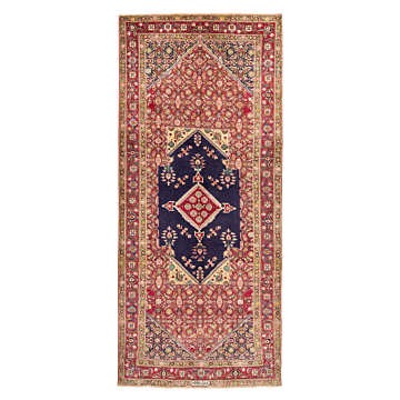 Tabriz Persian Rug Red 387 x 168 cm