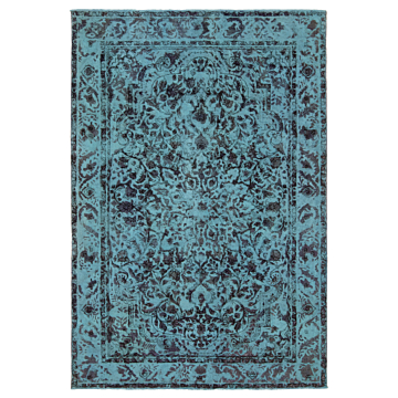 Vintage Rug Blue 282 x 190 cm