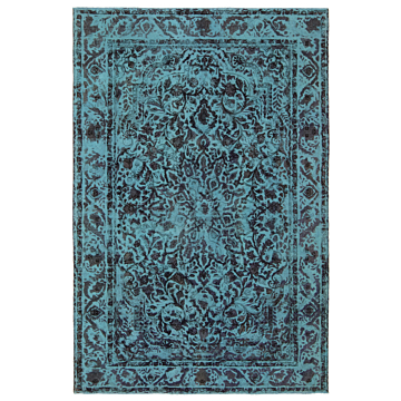 Vintage Rug Blue 285 x 190 cm