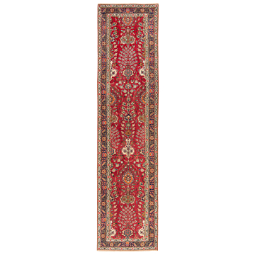 Tabriz Persian Rug Red 437 x 104 cm