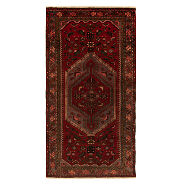 Hamedan Persian Rug Gray 197 x 107 cm