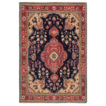 Tabriz Persian Rug Night Blue 145 x 99 cm