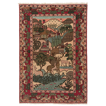 Kashan Antik Perserteppich