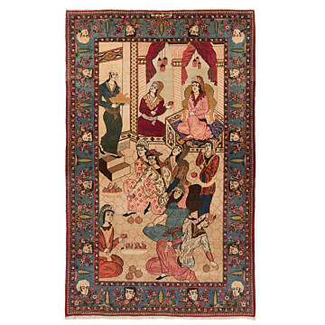 Kashan Antik Perserteppich
