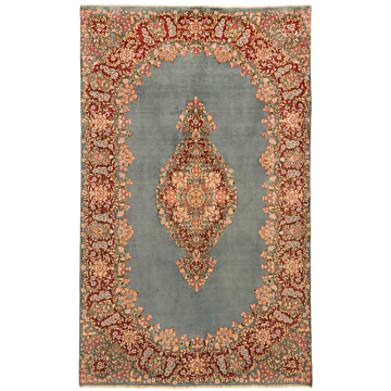 Kerman Persian Rug Blue 238 x 146 cm