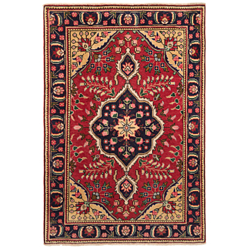 Tabriz Persian Rug Red 140 x 95 cm