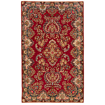 Kerman Persian Rug Red 197 x 122 cm
