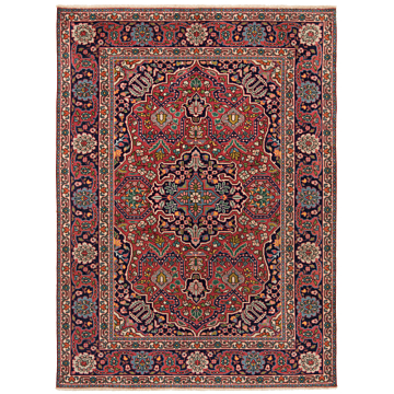 Tabriz Persian Rug Red 190 x 136 cm