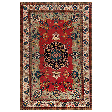 Khalkhal Persian Rug Red 336 x 235 cm