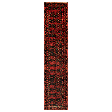 Hosseinabad Persian Rug Red 294 x 66 cm
