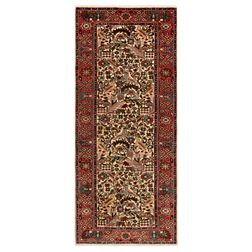  Rodbar Persian rug Beige-Cream 187 x 81 cm