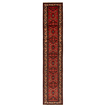 Hamedan Darjazin Persian Rug Red 517 x 103 cm