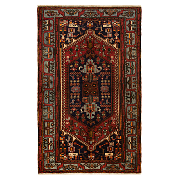 Zanjan Taroum Persian Rug Blue 207 x 131 cm
