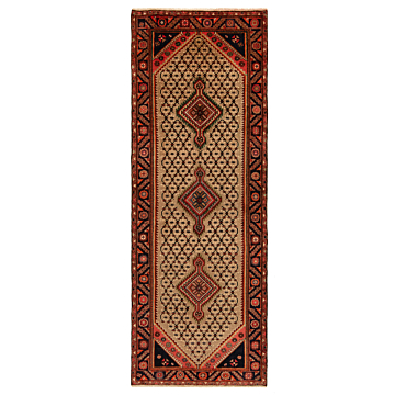 Koliai Persian Rug Brown 287 x 105 cm